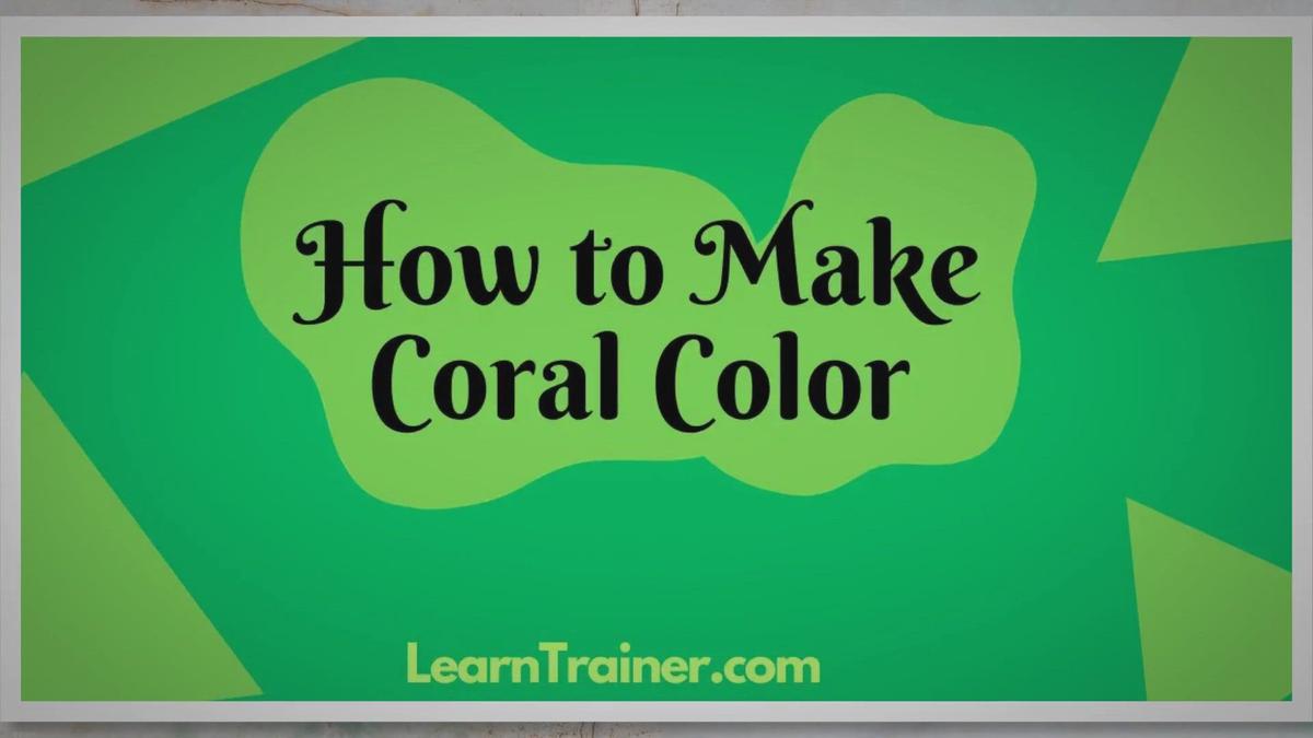 how-to-make-coral-color-learntrainer