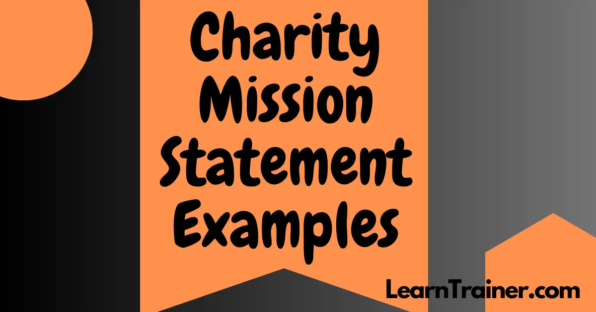 Read more about the article 35 Charity Mission Statement Examples