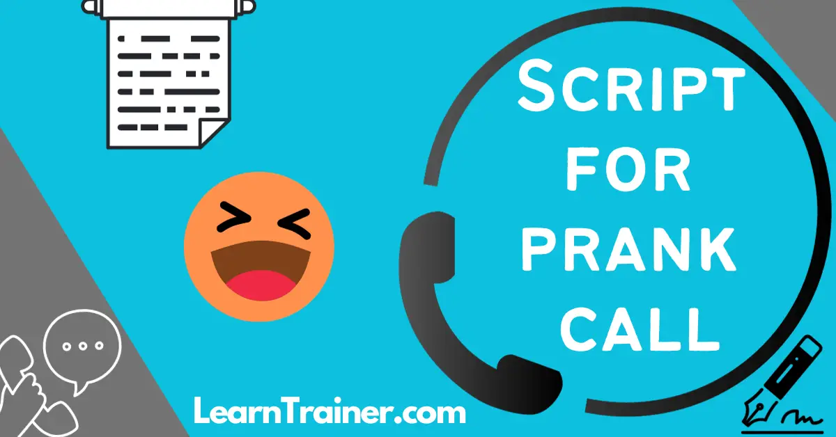 Read more about the article 5 Funny Script for Prank Call