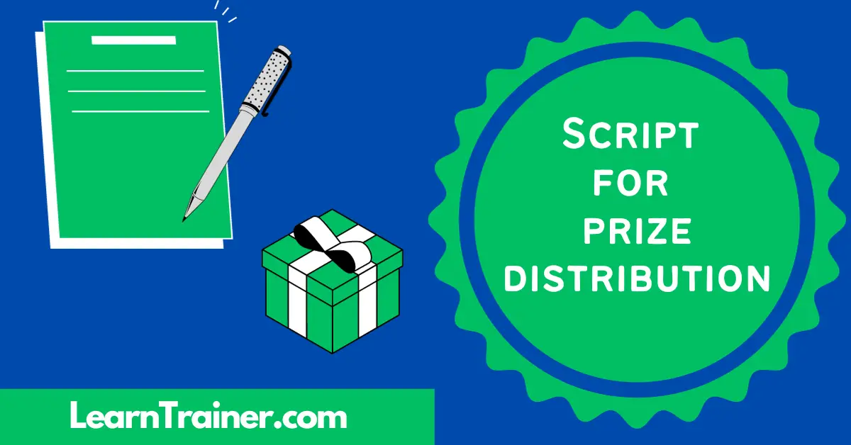 Read more about the article 5 Perfect Script for Prize Distribution