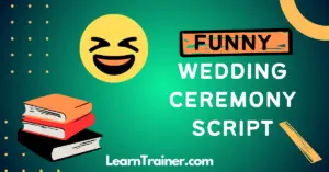 Read more about the article 6 Funny Wedding Ceremony Script