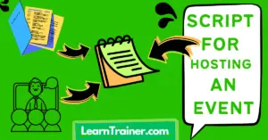 Read more about the article Script for Hosting an Event