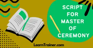 Read more about the article 5 Special Script for Master of Ceremony