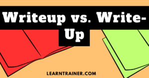 Read more about the article Writeup vs. Write-Up