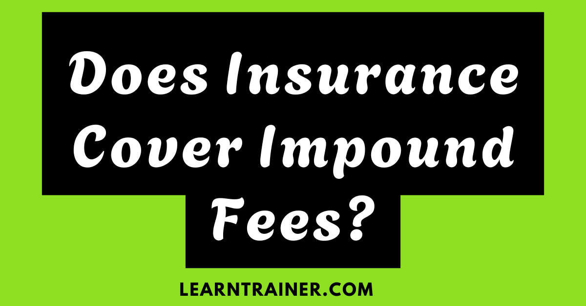 Read more about the article Does Insurance Cover Impound Fees?